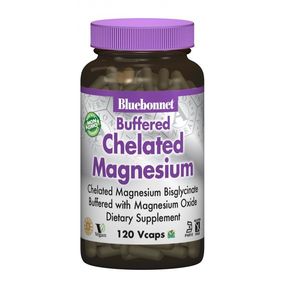 Мікроелемент Магній Bluebonnet Nutrition Albion Buffered Chelated Magnesium 200 mg 120 Caps