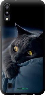 Чохол на Samsung Galaxy M10 Димчастий кіт "825b-1661-2448"