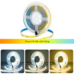 Світлодіодна LED стрічка Бегуча хвиля COB 24v 360led/m ip20 Білий