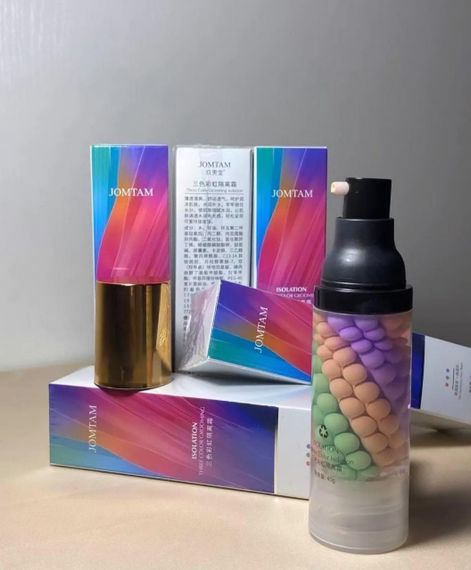 Багатофункціональний триколірний праймер Jomtam Contour Color Isolation