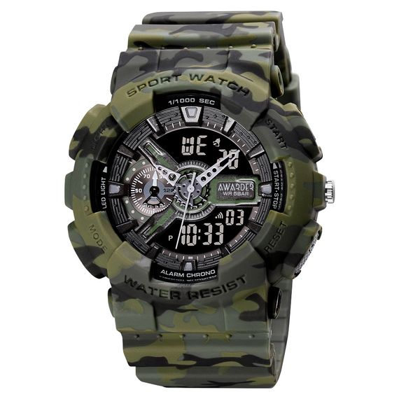 Чоловічий годинник Awarder 005 Camo Green