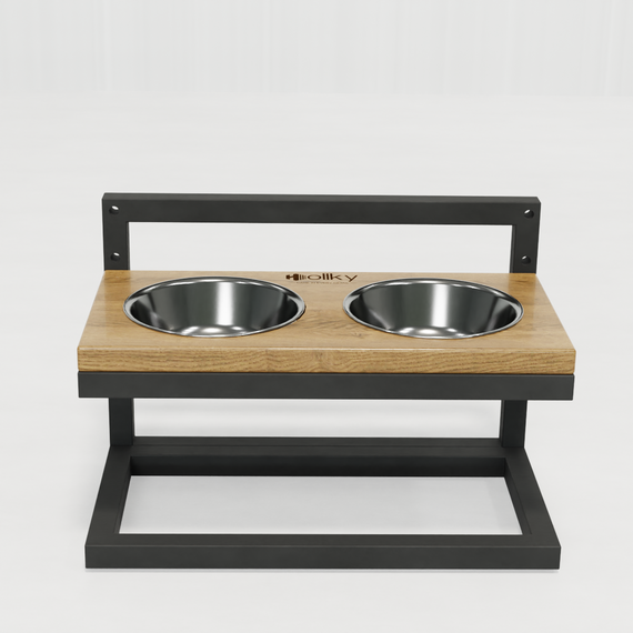 Миски на регулируемой подставке для маленьких собак Hollky Flex S (2 × 0.450 л) FS-422523-GRNT | Зображення 7