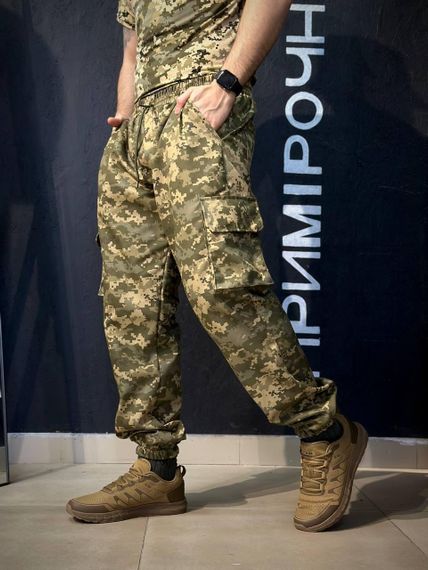 Військовий Комплект Джогер 3 в 1 Піксель Куртка + Штани +Футболка Джерсі мм14 | Зображення 1