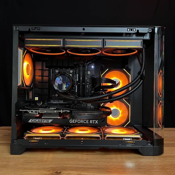 Збірка на замовлення ігровий ПК GameMax Hype-M Black Tower / AMD Ryzen 7 7700 (8 (16) ядер по 3,8 - 5,3 ГГц) / 32 ГБ DDR5 / 1000 ГБ SSD M.2 / nVidia GeForce RTX 5070, 12 ГБ GDDR7, 192-bit / 750 Вт | Зображення 7