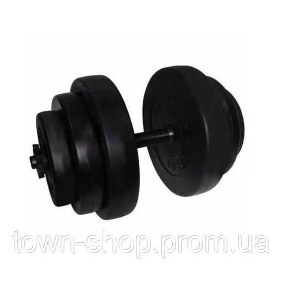 Гантель наборная композитная в пластиковой оболочке Rock pro 18,5 кг NE-PL-G-018