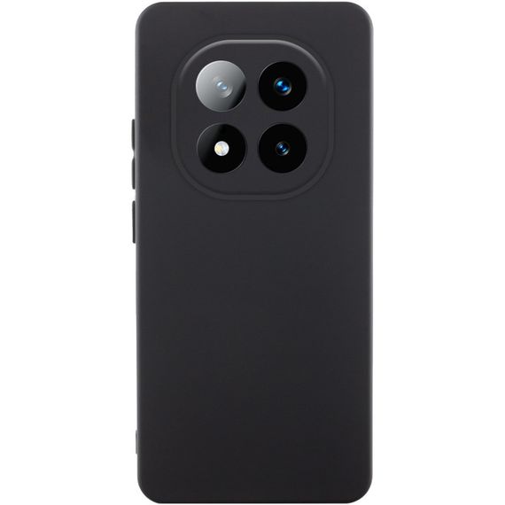 Чохол TPU GETMAN Liquid Silk Full Camera для Xiaomi Redmi Note 14 Pro 5G Чорний / Black
