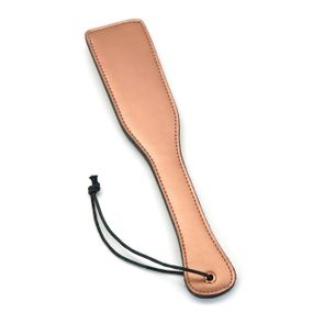Паддл Liebe Seele Rose Gold Memory Paddle, обтянут натуральной кожей, розовое золото Sex Aura