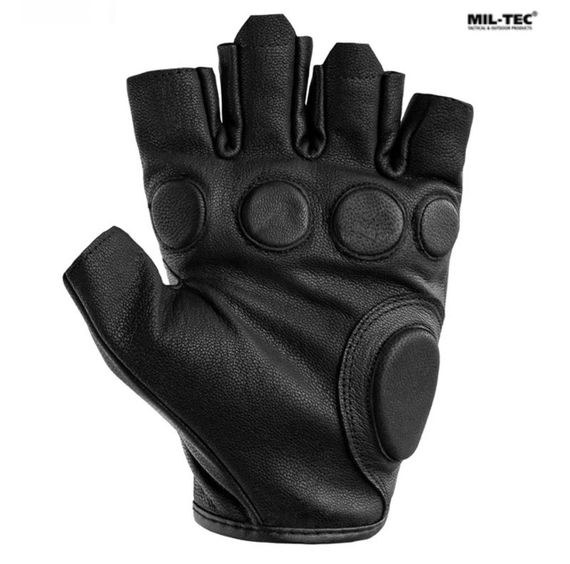 Рукавиці тактичні короткопалі MIL-TEC Army Black | Зображення 2