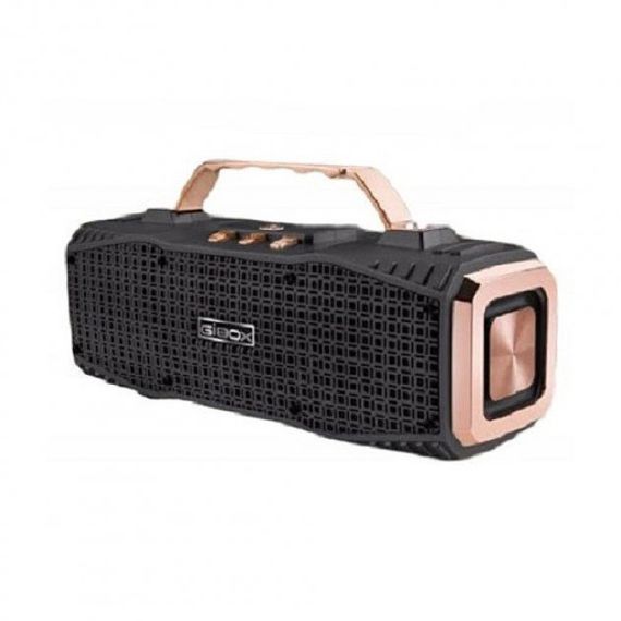 Портативна колонка Gibox G600 15Вт USB, AUX, FM, Bluetooth чорна (G600) | Зображення 4