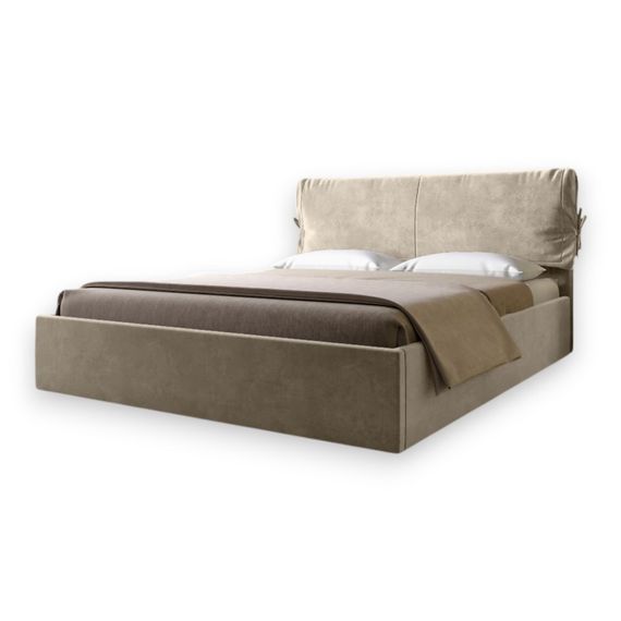 Двоспальне ліжко з м`яким узголів`ям LION Порто Парадіз 07 160х200 см (LION-041735) | Зображення 1