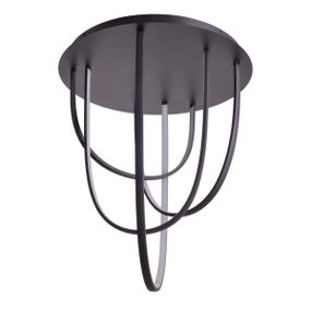 Люстра лофт потолочная LED 80W WW SBK (BL-846C/1)