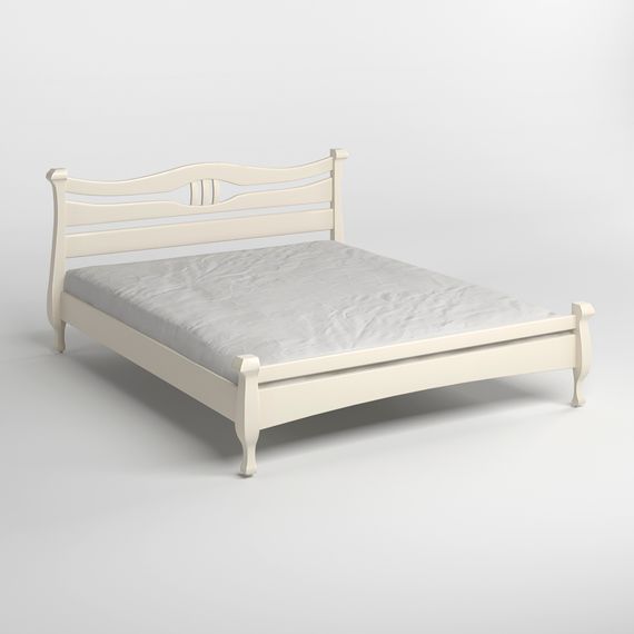 Двоспальне дерев'яне ліжко Mebigrand Даллас Горіх темний 140х200 см (MBG-5922) | Зображення 1