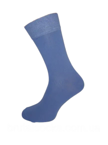 Шкарпетки чоловічі довгі кольорові демісезонні р.41-43 ТМ Twinsocks Блакитний