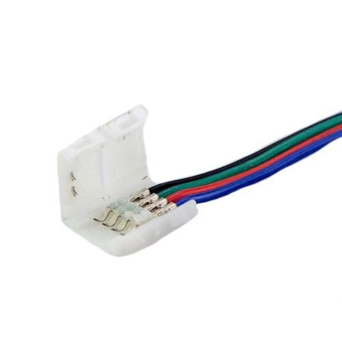 Кабель PROLUM для стрічки 5050 RGB 10 мм + 1 затиск | Зображення 1