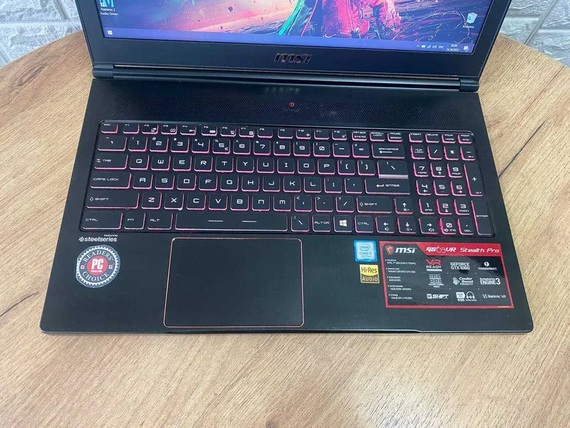 Ноутбук MSI GS63VR 7RF 15.6"FHD/IPS/i7 7700HQ/16Gb/SSD256Gb M2/GTX1060-6Gb | Зображення 3
