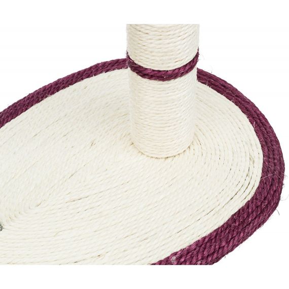 Дряпка-стовпчик Trixie для котів з іграшкою на мотузці та мишкою на пружині сизаль/плюш 40х30х50 см | Зображення 5