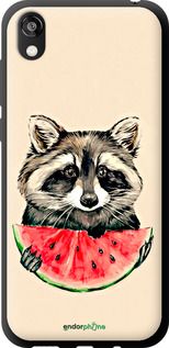 Чохол на Huawei Honor 8S Єнотик з кавуном "4605b-1679-2448"