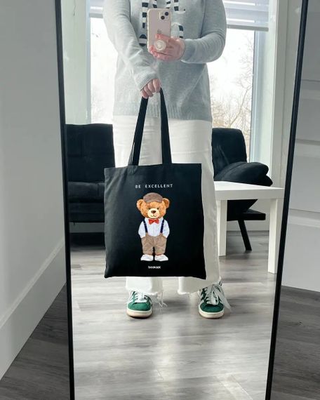 Екошопер BookOpt ВК4057 Teddy Bear (Be Excellent) чорний | Зображення 6
