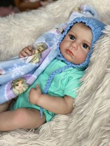 Коллекционная Силиконовая Кукла Реборн Новорожденный Младенец Reborn Анатомический Мальчик Пупс Илюша (Виниловая Кукла) 50 см