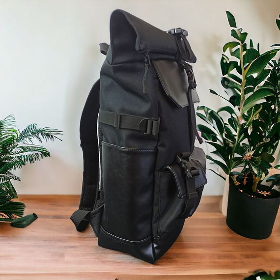 Рюкзак Rolltop мужской женский для путешествий и ноутбука, Ролтоп большой для города | Зображення 2