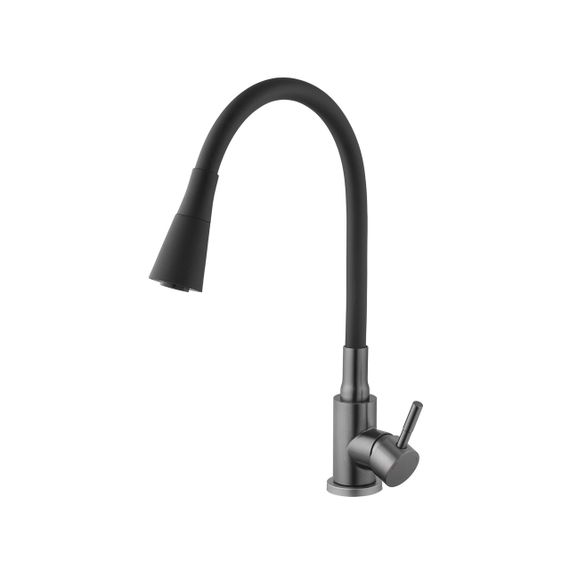 Змішувач для кухні Kroner KRP Edelstahl Klassisch - PVD031BLK | Зображення 4