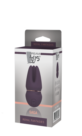 Клиторальный вибромассажер с 3-мя подвижными щупальцами Dream toys ROYAL FANTASIES SAGA sexstyle | Зображення 5