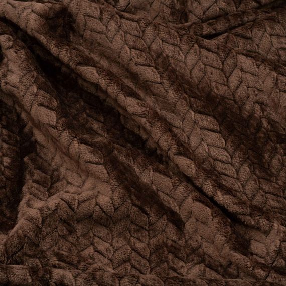 Плед Ardesto Jacquard Braid 160х200см, 100% поліестер, коричневий (ART0205JB) | Зображення 1