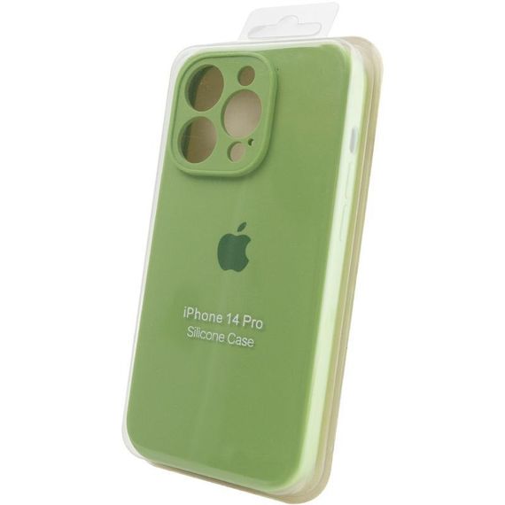 Чохол Silicone Case Full Camera Protective (AA) для Apple iPhone 13 Pro (6.1") М'ятний / Mint | Зображення 5
