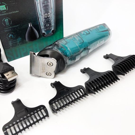 Електрична машинка тример для волосся і бороди VGR V-949, Машинка для стрижки на акумуляторі BN-15 | Зображення 8