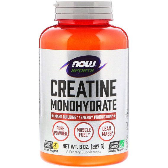 Креатин моногідрат NOW Foods Creatine Monohydrate 227 g /45 servings/ Unflavored