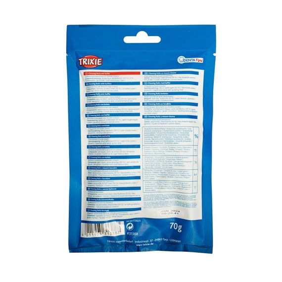 Ласощі Trixie Denta Fun для собак Паличка для чищення зубів з м_ясом буйвола 12 см 70 г 5 шт | Зображення 2