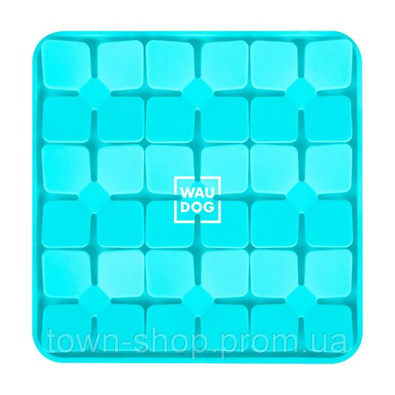 Коврик для поиска корма WAUDOG Silicone, 205х205х17 мм, голубой | Зображення 2