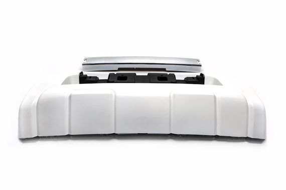 Передня накладка 2012-2016 (EA-style, без спідниці) Чорний колір для Toyota Land Cruiser 200 | Зображення 1