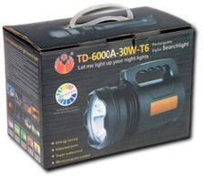 Світлодіодний ліхтар з водонепроникним корпусом XPRO TD-6000A 30W T6 (TD6000T6_691) | Зображення 1