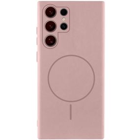 Чехол Silicone Cover Lakshmi Full Camera (AA) with Magnetic Fit для Samsung Galaxy S26 Ultra Розовый / Pink Sand