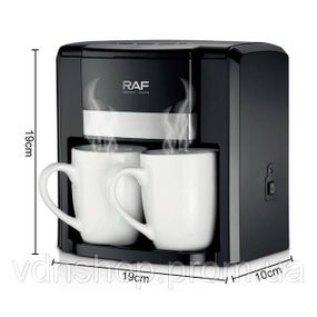 Капельная кофеварка с автоотключением RAF R.115 650 Вт, Качественная кофеварка для дома OF-98