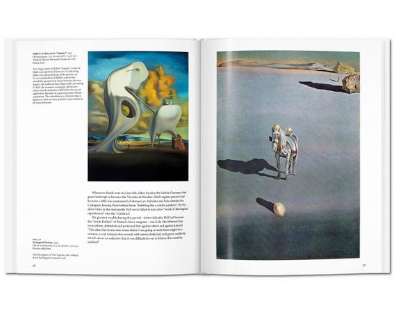 Книги біографії великих художників живопис Сальвадора Далі Dali. Gilles Néret, Taschen книга о художниках | Зображення 2