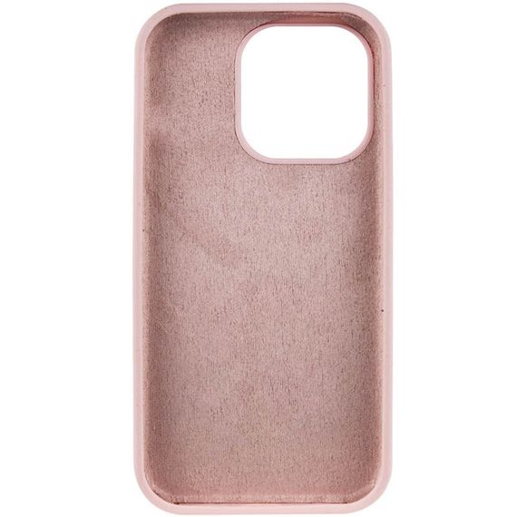 Чохол Silicone Case Full Protective (AA) NO LOGO для Apple iPhone 16 Pro Max (6.9") Рожевий / Chalk Pink | Зображення 3
