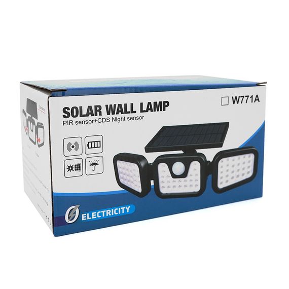 Уличный фонарь POWERMASTER MX-W771B, 70 SMD LED, заряд от Solar панель арт.29470 | Зображення 2