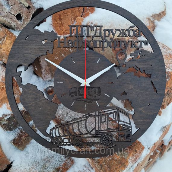 Настінний годинник з логотипом компанії Корпоративний подарунок тематичний брендований годинник