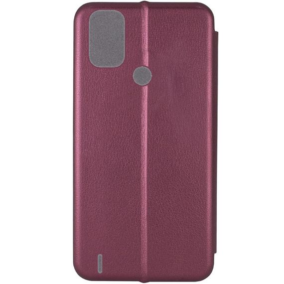Шкіряний чохол-книжка Classy для Nokia C31 Бордовий | Зображення 2