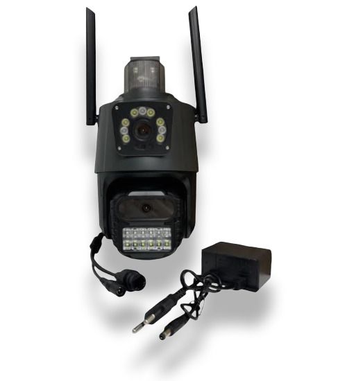 Вулична поворотна IP-камера з мигалкою 200Вт XPRO Dual Camera V21 4K 8.0MP WiFi ProHR V380 (46283-_877) | Зображення 4