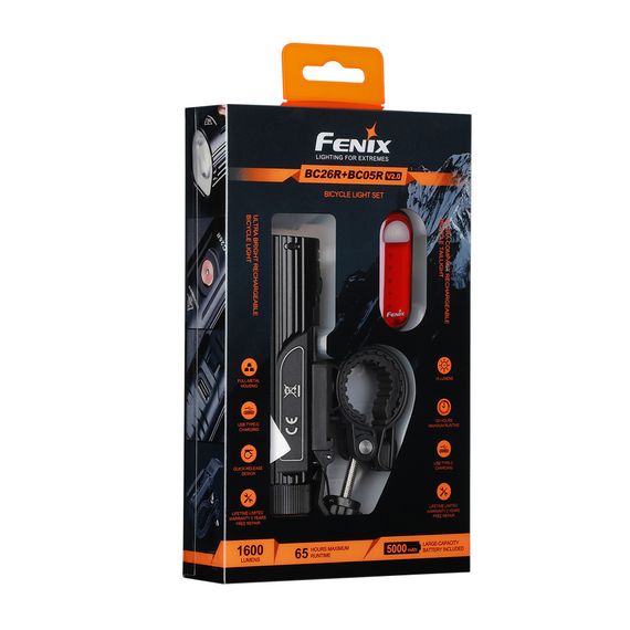 Комплект велофара Fenix BC26R+BC05RV20 | Зображення 3