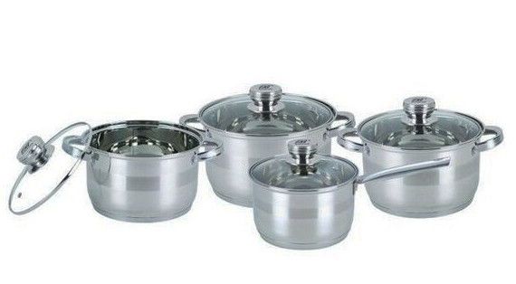 Набор кастрюль с крышками Bohmann BH 08-475 набор кухонный 8 предметов посуда для кухни | Зображення 3