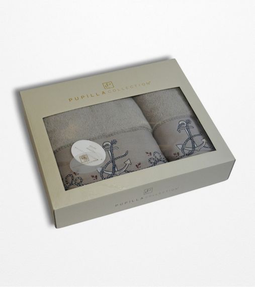 Подарунковий набір рушників Pupilla Pedro v3 Vizon | Зображення 2