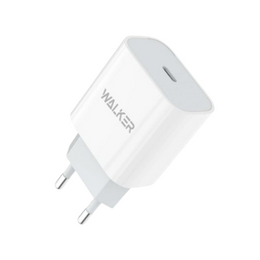 Зарядний пристрій мережевий Type-C 3,0A PD 20W білий WALKER WH-39