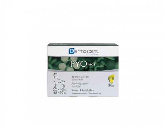 Краплі для профілактики шкірних захворювань у собак великих порід Dermoscent PYOspot, 4 шт