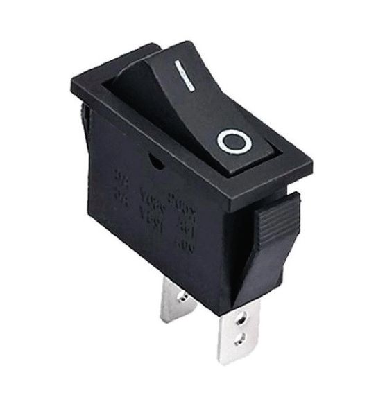 Перемикач KCD3-101 B/B 1 клавіша чорна Ny95500825