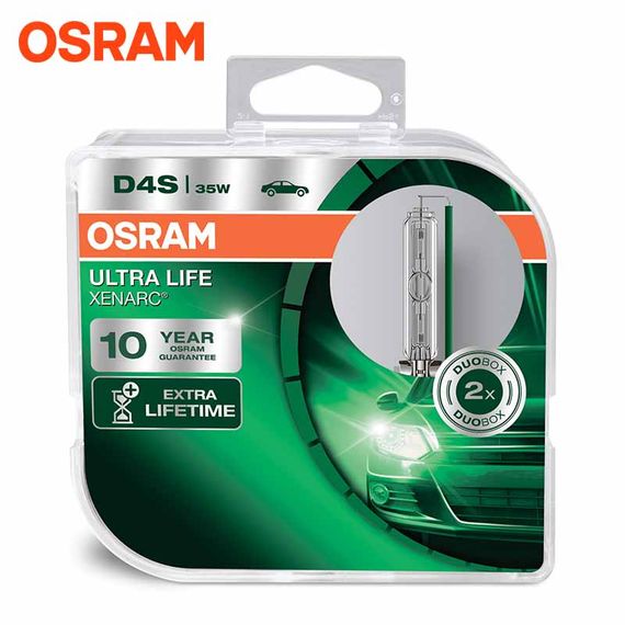 Комплект ксеноновых ламп OSRAM 66440 UltraLife Xenarc D4S 85V 35W P32d-5 HardDuopet | Зображення 1