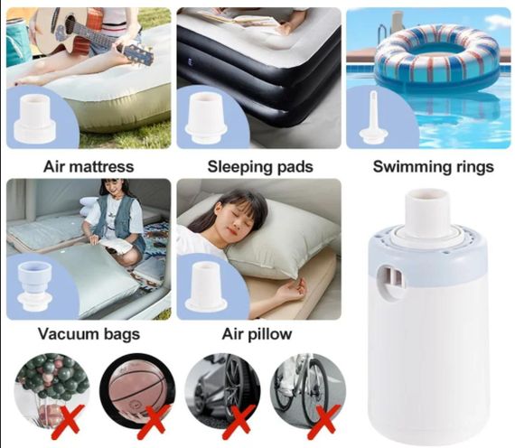 Насос електричний портативний для пляжних кругів, ліжок, матраців | Зображення 4
